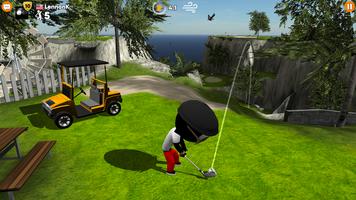 1 Schermata Stickman Golf Battle