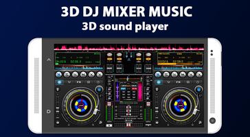 DJ Mixer Music 3D पोस्टर