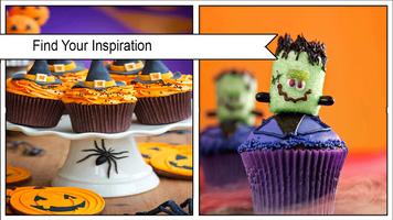 Tasty Halloween Cupcake Recipe Plakat