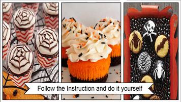 Tasty Halloween Cupcake Recipe تصوير الشاشة 2
