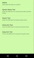 Security Alarm SMS Controller capture d'écran 1