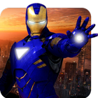 Grand Iron Superhero Flying Robot Rescue Mission ไอคอน