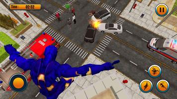 Grand Iron Superhero Flying Robot Rescue Mission 스크린샷 2