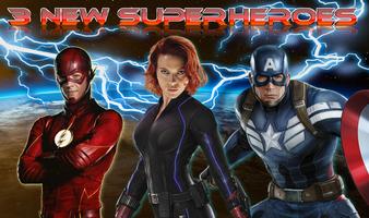 Immortal Gods Superhero Fighting Ring Arena Battle постер