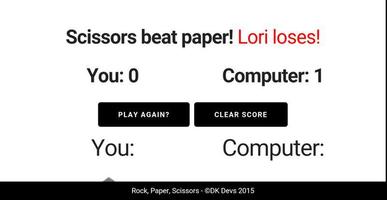 Rock, Paper, Scissors screenshot 2