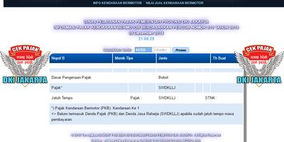 Info Pajak DKI Jakarta capture d'écran 1