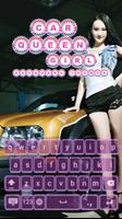 Car Queen Girl Keyboard Themes Poster