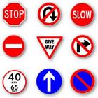 Practice Test USA & Road Signs آئیکن