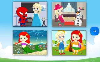 Princesses & Heroes - Puzzle 截图 1