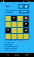 برنامه‌نما blue 2048 عکس از صفحه