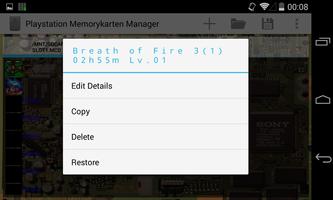 PSX Memorycard Manager 2 Free Affiche