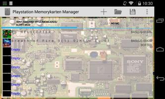 PSX Memorycard Manager 2 Free ảnh chụp màn hình 1