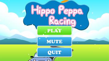 Hippo Peppa Racing Affiche