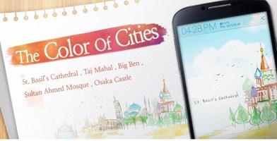 The Color of Cities Atom theme Cartaz