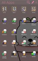 Dog Cute Atom theme تصوير الشاشة 3