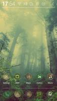 Deep Forest Atom Theme Affiche