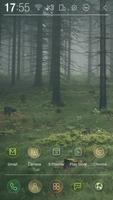 Deep Forest Atom Theme captura de pantalla 1