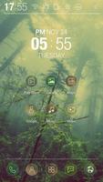 Deep Forest Atom Theme captura de pantalla 2