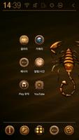 Desert Scorpion Atom Theme poster