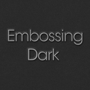 Embossing Dark Atom Theme APK