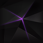 Purple Beam Atom theme icône