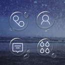 Rainy Sea Atom Theme aplikacja