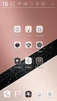 Rose-Gold Atom theme اسکرین شاٹ 2