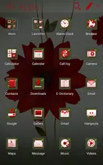A Flower Atom theme APK download