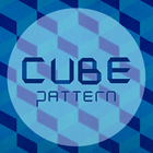 Cube Pattern Atom theme icône
