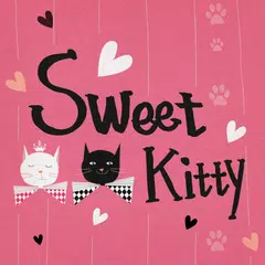 Baixar Sweet Kitty Atom Theme APK