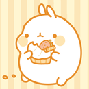 Molang Donut Yellow Atom theme APK