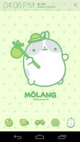 Molang Clover Green Atom theme capture d'écran 1