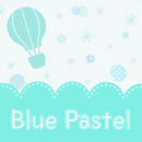 Blue Pastel Atom theme APK