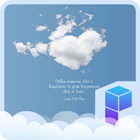 Sky Blue Launcher Theme ไอคอน