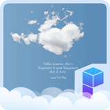 Sky Blue Launcher Theme icon