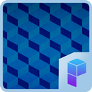 Blue Cube Launcher Theme APK