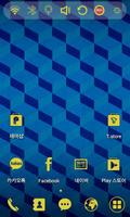 Blue Cube Launcher Theme penulis hantaran
