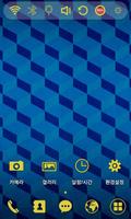 Blue Cube Launcher Theme syot layar 1