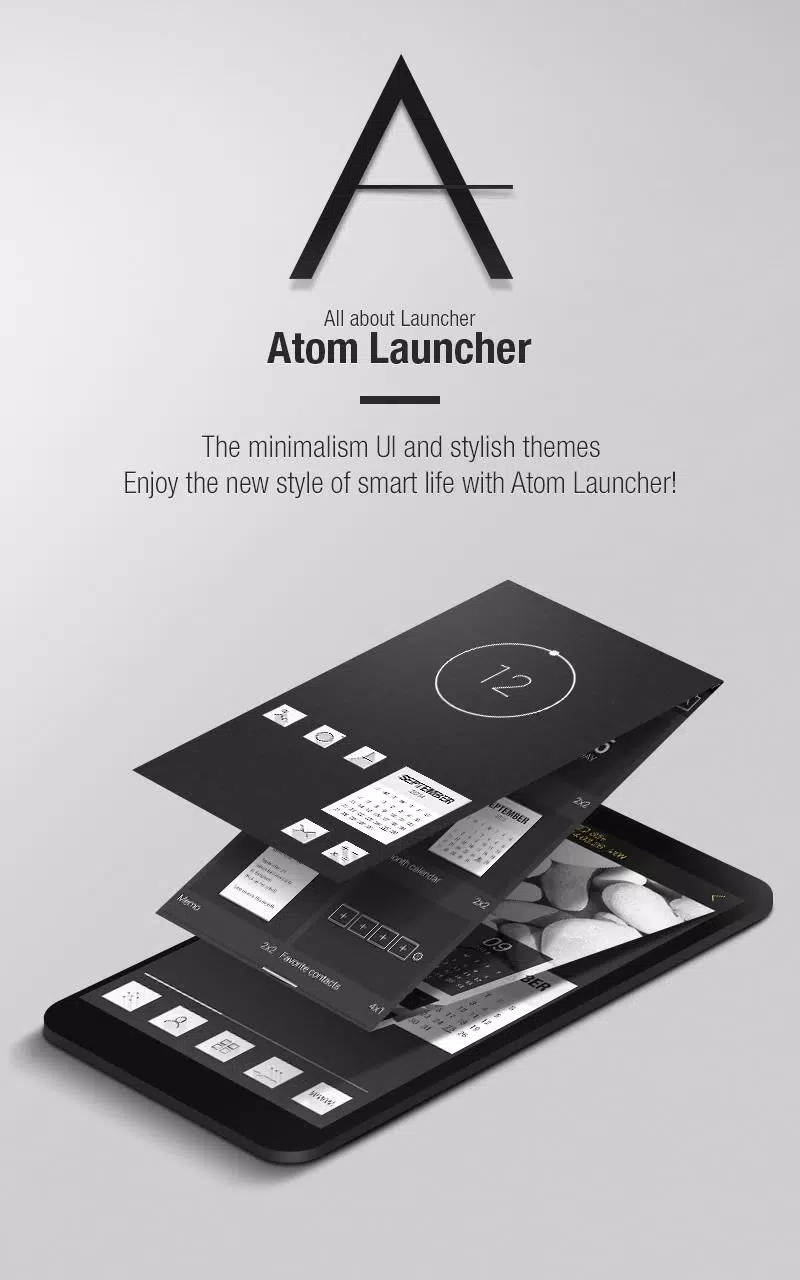 Скачать Atom Launcher APK Для Android