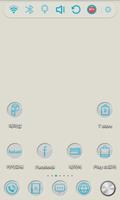 Light Gray Launcher Theme الملصق