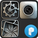 APK Metal Black Launcher Theme