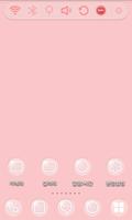 Pink Bubble Launcher Theme تصوير الشاشة 1
