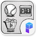Tennis Sketch Launcher Theme APK