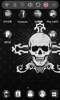 Cool Skull Launcher Theme Affiche