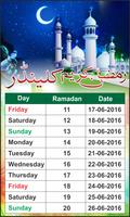 برنامه‌نما Ramazan Calander عکس از صفحه