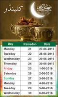 Ramazan Calander capture d'écran 2