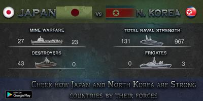 North Korea Japan Army Compare Affiche