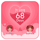 Love Relation Days Calculator icône