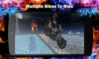 Rooftop Motorbike Stunts 3D capture d'écran 3