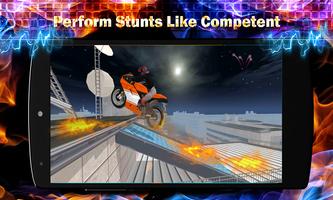 Rooftop Motorbike Stunts 3D capture d'écran 1